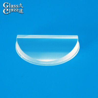 Lentes de vidro óptico plano convexo cilíndrico personalizado para óptica e iluminação