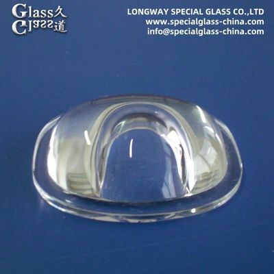 Lente de borosilicato óptico de polimento 3.3 Luz de rua Cob Lentes LED