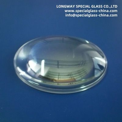 Lentes convexas de aumento óptico de vidro borosilicato com revestimento AR