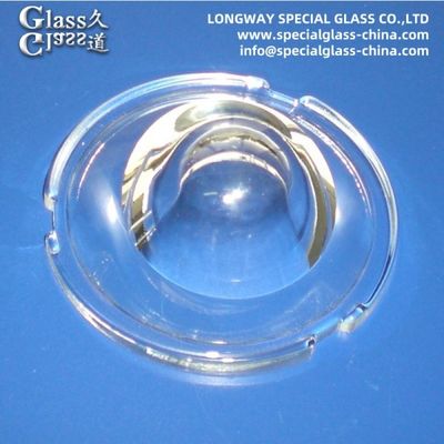 Lentes de revestimento de vidro de borosilicato para lentes de lâmpadas de túnel