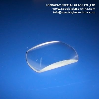 Lentes de vidro de borosilicato óptico plano convexo bi convexo para lentes de luz recta
