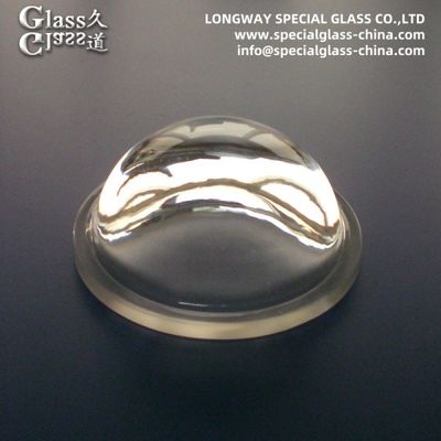 Lentes de lâmpada à prova de explosão de borosilicato óptico