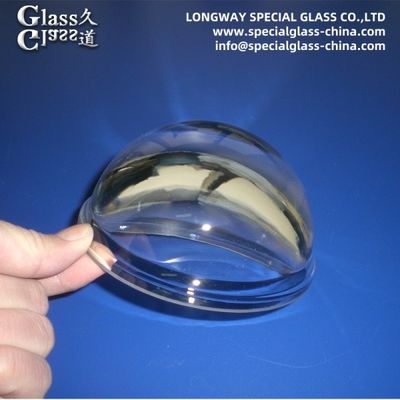Lentes LED de vidro borosilicato polido ópticamente para lentes de lâmpadas industriais