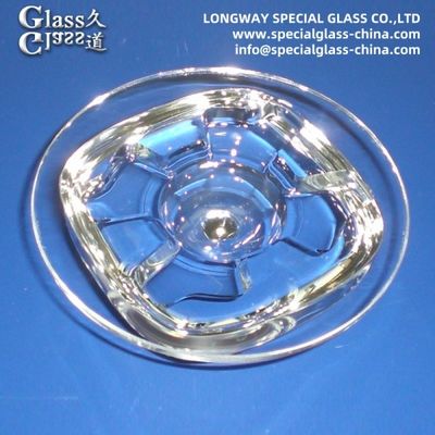 Lentes de luz de rua de vidro borosilicato Pyrex 3.3 personalizado