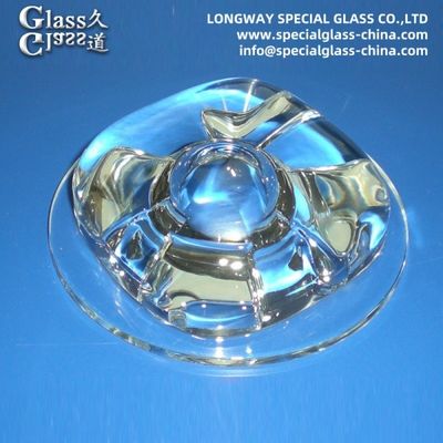 Lentes de luz de rua de vidro borosilicato Pyrex 3.3 personalizado