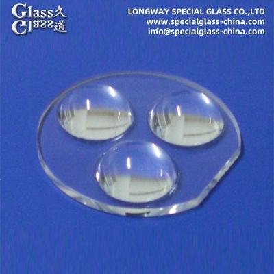 Lentes LED de vidro borosilicato resistentes a altas temperaturas