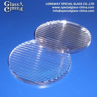 Lentes de espalhamento de vidro flutuante de borosilicato para lentes de lâmpadas de luz led
