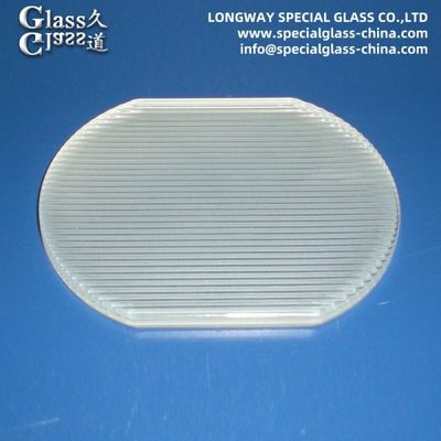 Lentes de vidro lineares de superfície para lamparia de luz