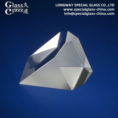 Prisma de vidro óptico de sílica fundida para gerador de arco-íris Interferômetro óptico