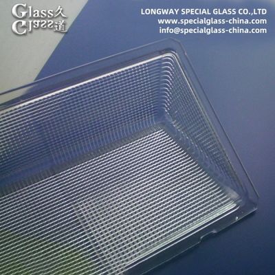 Cobertura de lâmpada de vidro de borosilicato prensado para lentes de luz industriais