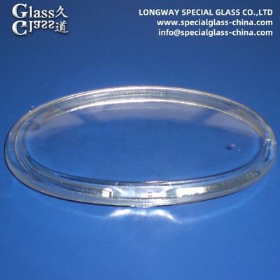 Cobre de vidro de cal de sódio fundido para lentes de lâmpadas de farol