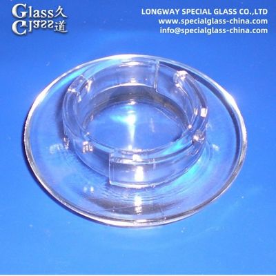 Lentes de cobertura de vidro prensado transparente para lentes de lâmpadas de luz led