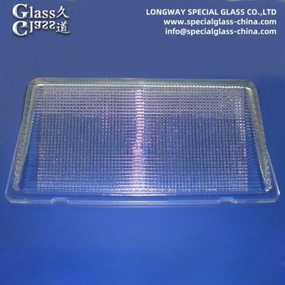 Capa de vidro de borosilicato resistente a altas temperaturas para iluminação industrial