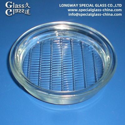 Lente de cobertura de lâmpada de vidro borosilicato moldeado para piscina Lente de luz