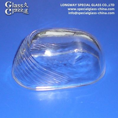 Lâmpada de choque resistente a altas temperaturas Lente de cobertura de vidro borosilicato