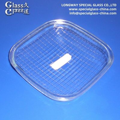 Lâmpada de choque resistente a altas temperaturas Lente de cobertura de vidro borosilicato