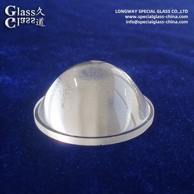Lentes convexas asféricas de borosilicato de grau óptico para iluminação automotiva