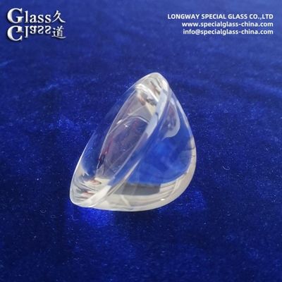 Lentes convexas asféricas de borosilicato de grau óptico para iluminação automotiva