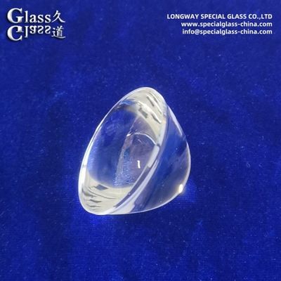 Lentes LED de vidro de borosilicato óptico de alta qualidade