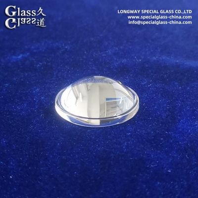 Lentes de vidro Pyrex Plano Asférico de grau óptico para aplicações de iluminação led