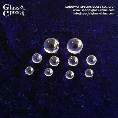 Bk7 Lentes de esfera de vidro óptico para acoplamento e colimação de fibras ópticas