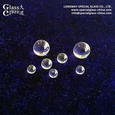 Bk7 Lentes de esfera de vidro óptico para acoplamento de fibra óptica e câmeras em miniatura