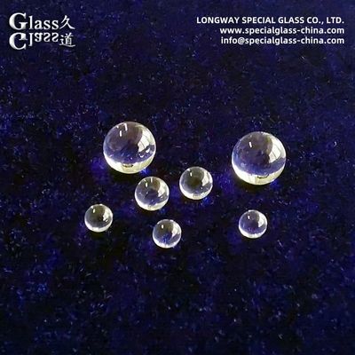 Bk7 Lentes de esfera de vidro óptico para acoplamento e colimação de fibras ópticas