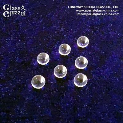 Bk7 Lentes de esfera de vidro óptico para acoplamento e colimação de fibras ópticas