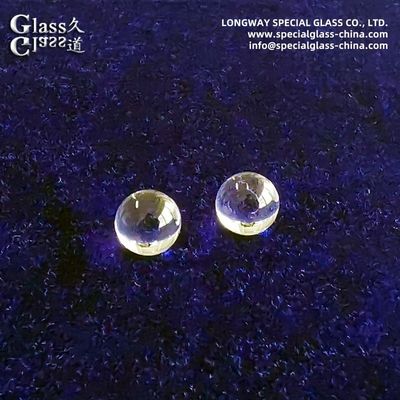 Bk7 Lentes de esfera de vidro óptico para acoplamento de fibra óptica e câmeras em miniatura