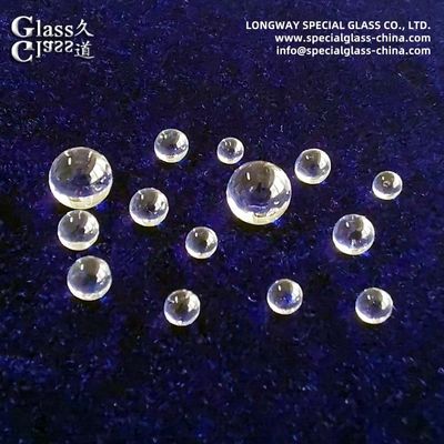 Bk7 Lentes de esfera de vidro óptico para acoplamento e colimação de fibras ópticas