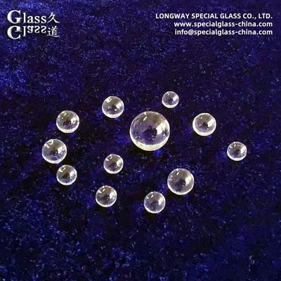 Bk7 Lentes de esfera de vidro óptico para acoplamento de fibra óptica e câmeras em miniatura