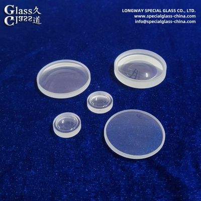Lentes de vidro óptico plano côncavo de alta precisão BK7 para sistemas a laser