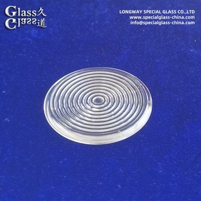 Lentes de borosilicato de vidro eficientes para luminárias a LED