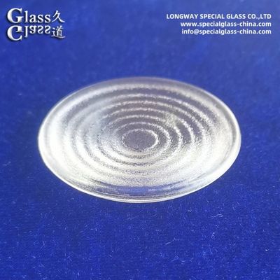 Lentes de borosilicato de vidro eficientes para luminárias a LED