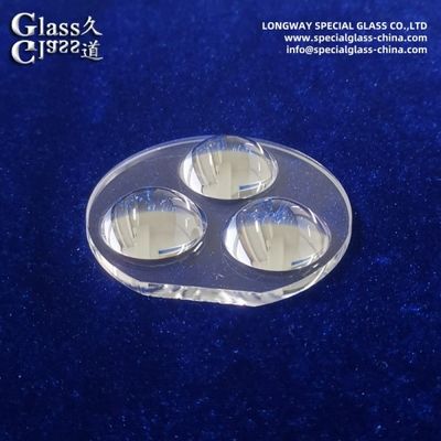 Lentes asféricas de vidro borosilicato ópticamente transparente para controle de feixe superior