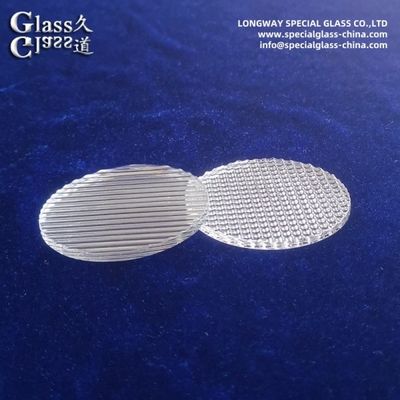 Lentes de espalhamento de vidro de borosilicato duráveis para luminárias industriais