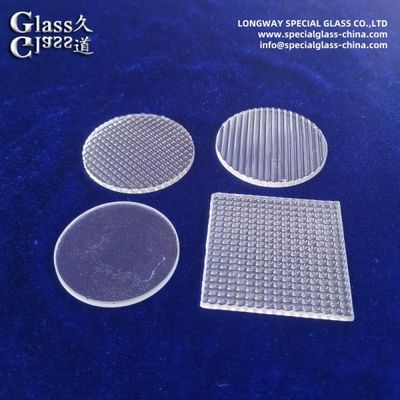 Lentes de espalhamento de vidro de borosilicato duráveis para luminárias industriais