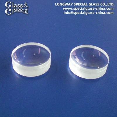 Lentes de condensador de vidro acromático óptico convexo para microscopia de alta resolução