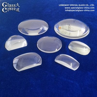Lentes convexas de vidro borosilicato resistente a UV para iluminação de palco exterior