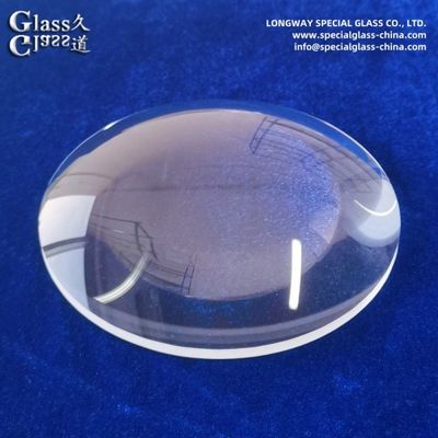 Resistente ao choque térmico Borosilicato Bi Lente Convexa para Pesquisa Científica