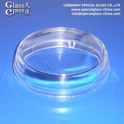 Lâmpada de choque resistente a altas temperaturas Lente de cobertura de vidro borosilicato